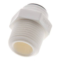 1/4'' x R3/8'' POM Insteekfitting Buitendraad EPDM [10 Stuks]