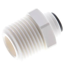 1/4'' x R1/2'' POM Insteekfitting buitendraad EPDM [5 Stuks]