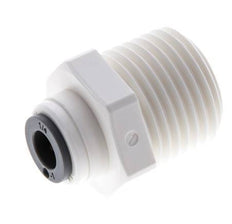 1/4'' x R1/2'' POM Insteekfitting buitendraad EPDM [5 Stuks]