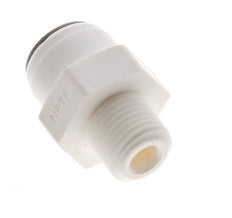 3/16'' x 1/8'' NPT POM Insteekfitting Buitendraad EPDM [10 Stuks]