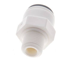 1/4'' x 1/8'' NPT POM Insteekfitting Buitendraad EPDM [10 Stuks]