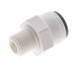 1/4'' x 1/8'' NPT POM Insteekfitting Buitendraad EPDM [10 Stuks]