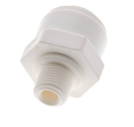 3/8'' x 1/8'' NPT Push-in Fitting with Male Threads POM EPDM [5 Pieces]