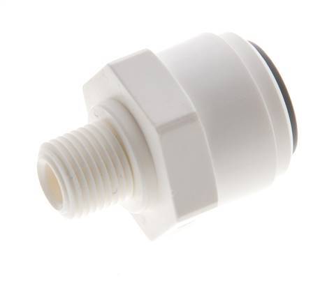 3/8'' x 1/8'' NPT Push-in Fitting with Male Threads POM EPDM [5 Pieces]