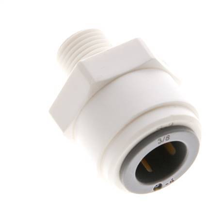 3/8'' x 1/8'' NPT Push-in Fitting with Male Threads POM EPDM [5 Pieces]