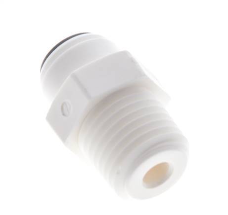 5/32'' x 1/4'' NPT POM Insteekfitting Buitendraad EPDM [10 Stuks]