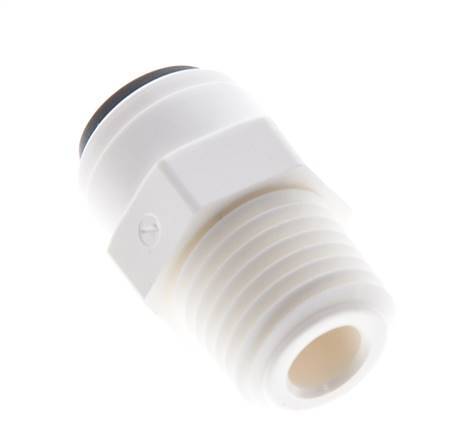 1/4'' x 1/4'' NPT POM Insteekfitting Buitendraad EPDM [10 Stuks]