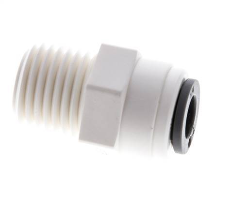 1/4'' x 1/4'' NPT POM Insteekfitting Buitendraad EPDM [10 Stuks]