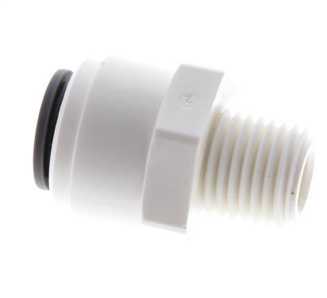 3/8'' x 1/4'' NPT Push-in Fitting with Male Threads POM EPDM [5 Pieces]