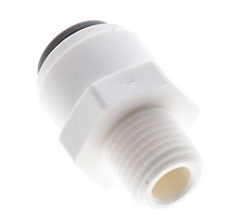 3/8'' x 1/4'' NPT POM Insteekfitting buitendraad EPDM [5 Stuks]