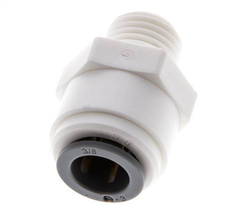 3/8'' x 1/4'' NPT POM Insteekfitting buitendraad EPDM [5 Stuks]