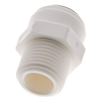 3/8'' x 3/8'' NPT POM Insteekfitting buitendraad EPDM [5 Stuks]