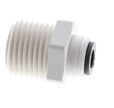 1/4'' x 1/2'' NPT POM Insteekfitting buitendraad EPDM [5 Stuks]