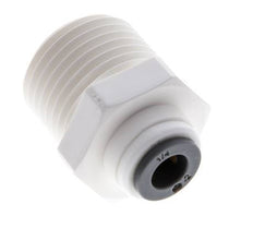 1/4'' x 1/2'' NPT POM Insteekfitting buitendraad EPDM [5 Stuks]
