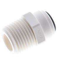 3/8'' x 1/2'' NPT POM Insteekfitting buitendraad EPDM [5 Stuks]