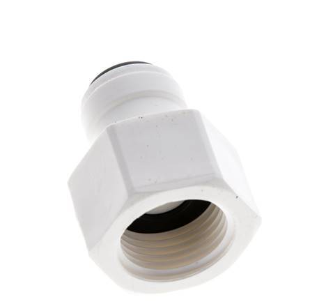 1/4'' x G3/8'' POM Insteekfitting Binnendraad EPDM [5 Stuks]