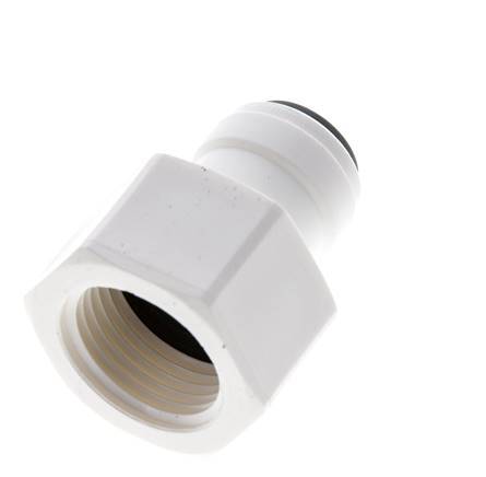 1/4'' x G3/8'' POM Insteekfitting Binnendraad EPDM [5 Stuks]