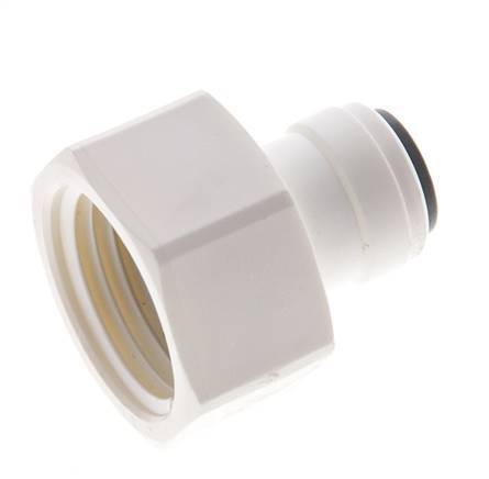 1/4'' x G1/2'' POM Insteekfitting Binnendraad EPDM [5 Stuks]