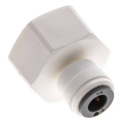 1/4'' x G1/2'' POM Insteekfitting Binnendraad EPDM [5 Stuks]