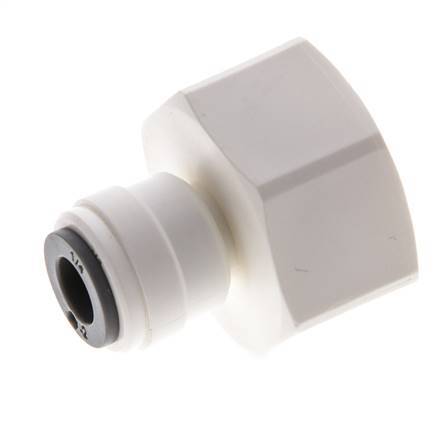 1/4'' x G1/2'' POM Insteekfitting Binnendraad EPDM [5 Stuks]