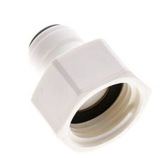 1/4'' x G1/2'' POM Insteekfitting Binnendraad EPDM [5 Stuks]