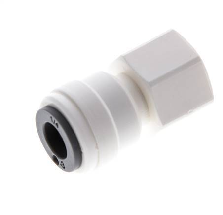 1/4'' x 1/8'' NPT Push-in Fitting with Female Threads POM EPDM [10 Pieces]