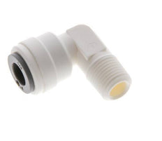1/4'' x R1/8'' 90 graden L-verbinding POM Insteekfitting Buitendraad EPDM [10 Stuks]