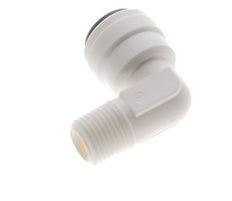 1/4'' x R1/8'' 90 graden L-verbinding POM Insteekfitting Buitendraad EPDM [10 Stuks]