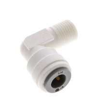1/4'' x R1/8'' 90 graden L-verbinding POM Insteekfitting Buitendraad EPDM [10 Stuks]