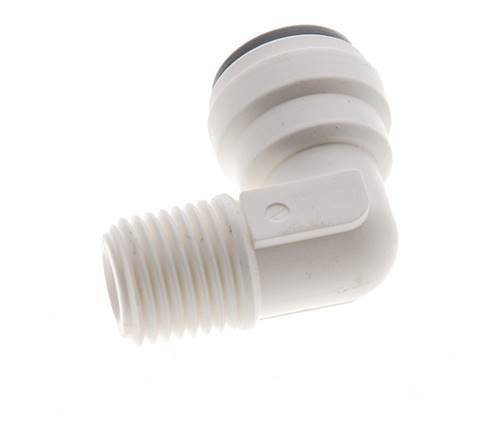 5/16'' x R1/4'' 90 graden L-verbinding POM Insteekfitting buitendraad EPDM [5 Stuks]