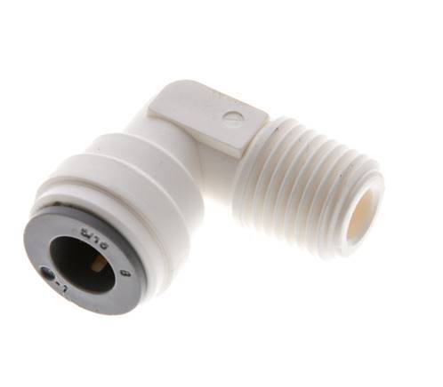 5/16'' x R1/4'' 90 graden L-verbinding POM Insteekfitting buitendraad EPDM [5 Stuks]