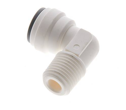 5/16'' x R1/4'' 90 graden L-verbinding POM Insteekfitting buitendraad EPDM [5 Stuks]