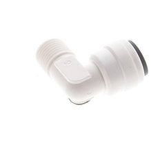 1/4'' x 1/8'' NPT 90deg Elbow Push-in Fitting with Male Threads POM EPDM [10 Pieces]