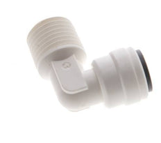 1/4'' x 1/4'' NPT 90 graden L-verbinding POM Insteekfitting Buitendraad EPDM [10 Stuks]