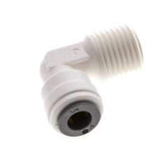 1/4'' x 1/4'' NPT 90 graden L-verbinding POM Insteekfitting Buitendraad EPDM [10 Stuks]