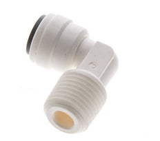 1/4'' x 1/4'' NPT 90 graden L-verbinding POM Insteekfitting Buitendraad EPDM [10 Stuks]