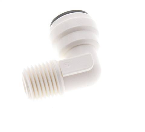 5/16'' x 1/4'' NPT 90 graden L-verbinding POM Insteekfitting buitendraad EPDM [5 Stuks]