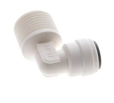 1/4'' x 3/8'' NPT 90 graden L-verbinding POM Insteekfitting Buitendraad EPDM [10 Stuks]