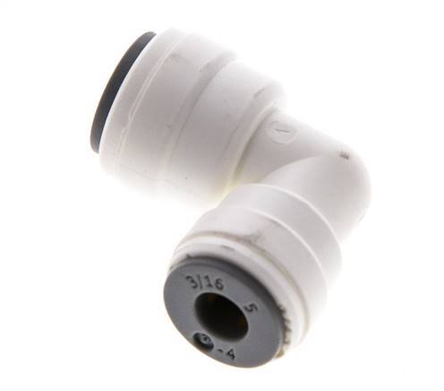 3/16'' x 1/4'' 90 graden L-verbinding POM Insteekfitting EPDM [5 Stuks]