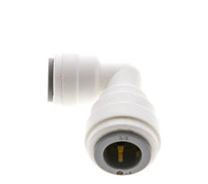 1/4'' x 3/8'' 90 graden L-verbinding POM Insteekfitting EPDM [5 Stuks]