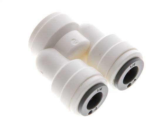 1/4'' U-koppeling POM Insteekfitting FDA EPDM [2 Stuks]