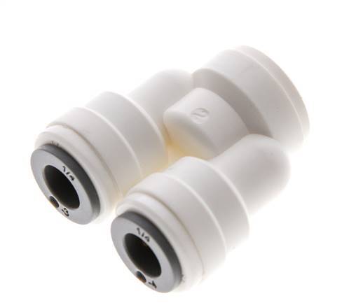 1/4'' U-koppeling POM Insteekfitting FDA EPDM [2 Stuks]