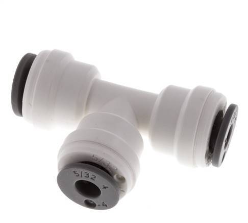 5/32'' T-koppeling POM Insteekfitting FDA EPDM [2 Stuks]