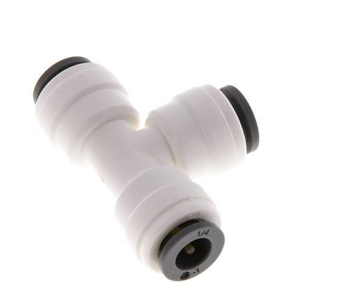 1/4'' T-koppeling POM Insteekfitting FDA EPDM [2 Stuks]