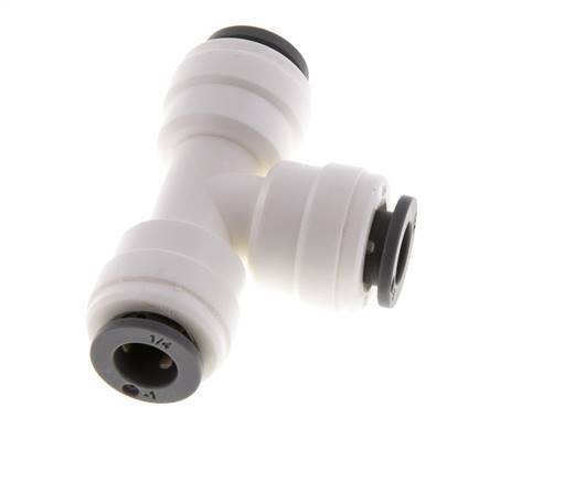 1/4'' T-koppeling POM Insteekfitting FDA EPDM [2 Stuks]