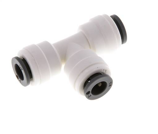 1/4'' T-koppeling POM Insteekfitting FDA EPDM [2 Stuks]