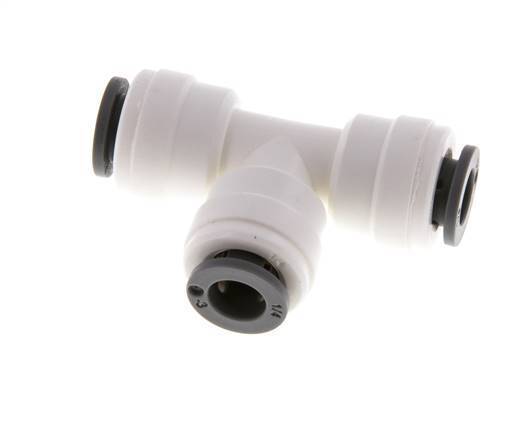 1/4'' T-koppeling POM Insteekfitting FDA EPDM [2 Stuks]