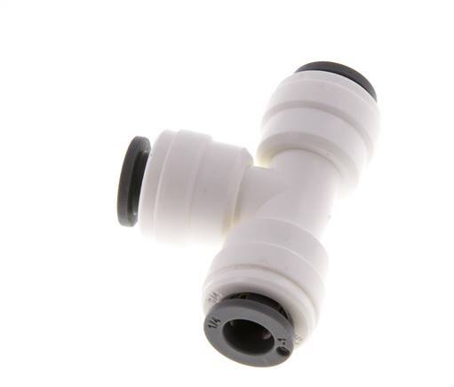 1/4'' T-koppeling POM Insteekfitting FDA EPDM [2 Stuks]