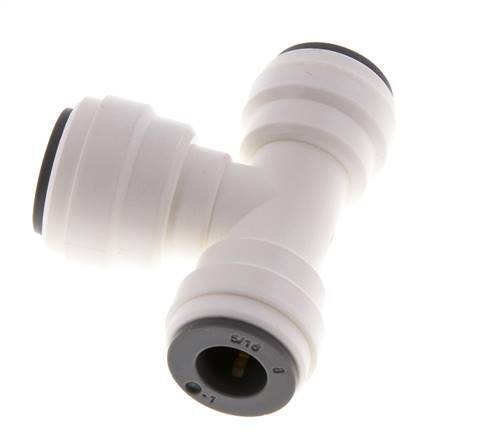 5/16'' x 3/8'' T-koppeling POM Insteekfitting FDA EPDM [2 Stuks]