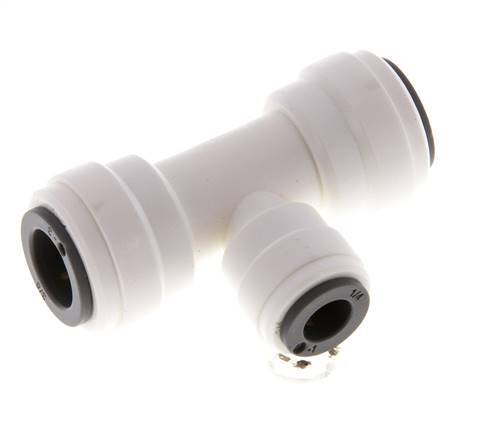 3/8'' x 1/4'' T-koppeling POM Insteekfitting FDA EPDM [2 Stuks]